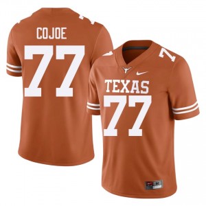 Andre Cojoe #77 Texas Athletics Orange Men Embroidery Jersey | Classic High School Football Apparel 6V0l4n57