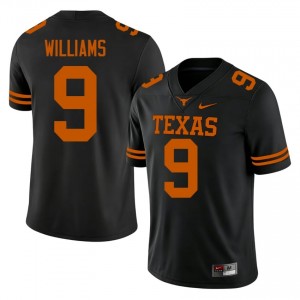 Jonah Williams #9 Texas Horns Black Men Sewn Jersey | Moisture Wicking University Football Uniform 0Ae0kY11
