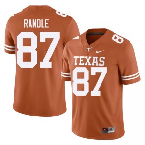 Will Randle #87 Horns Orange Men Embroidery Jersey | Replica College Football Apparel s4trT225