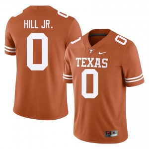 Anthony Hill Jr. #0 UT Longhorns Orange Men Embroidery Jersey | Classic High School Football Uniform mOW4Sj89