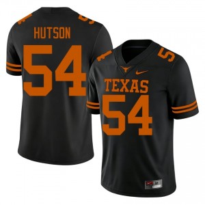 Cole Hutson #54 Texas Horns Black Men Sewn Jersey | Essential NCAA Football Edition XtH57y64