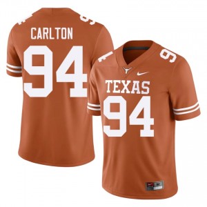 Jamarion Carlton #94 Texas Longhorns Orange Men Embroidery Jersey | Elite High School Football Edition 6d2N4171