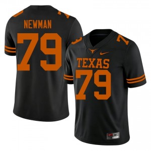 Jonte Newman #79 Texas Longhorns Black Men Stitch Jersey | Premium NCAA Football Merchandise gBA7OR90