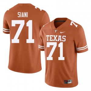 Melvin Siani #71 UT Longhorns Orange Men Embroidery Jersey | Pro-Grade College Football Apparel Y2T41498