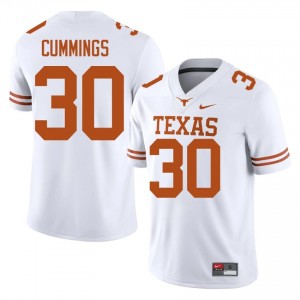 Rocky Cummings #30 UT Longhorns White Men Stitched Jersey | Timeless SEC Football Wear 5tan3v60