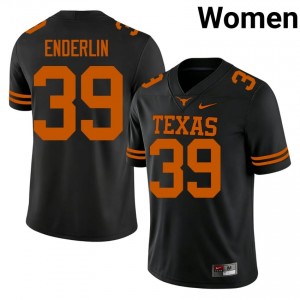 Evan Enderlin #39 UT Longhorns Black Women Sewn Jersey | Exclusive College Football Apparel cbrVv313