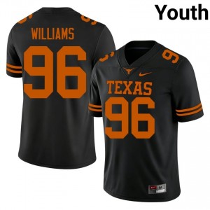 Zion Williams #96 Texas Longhorns Black Youth Stitch Jersey | Licensed University Football Merchandise g4D41l33